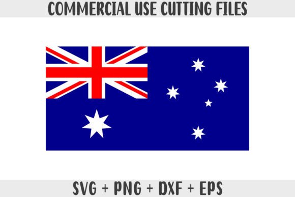 Australia Flag SVG Original Colors