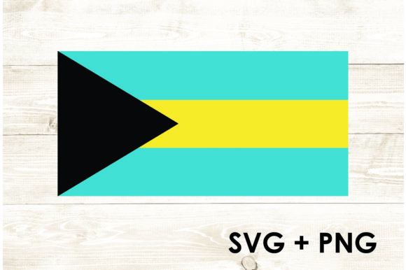Bahamas Flag Graphics for Crafts and Commerce