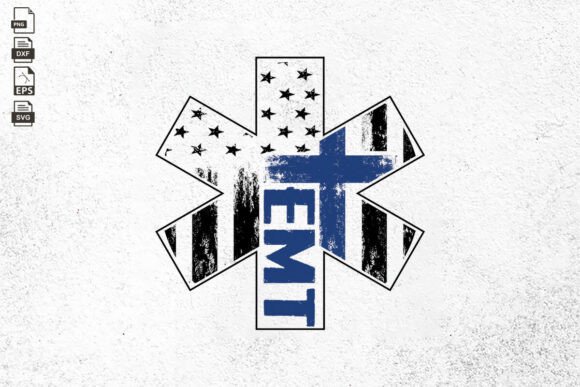 EMS American Flag SVG: Graphics for Crafts