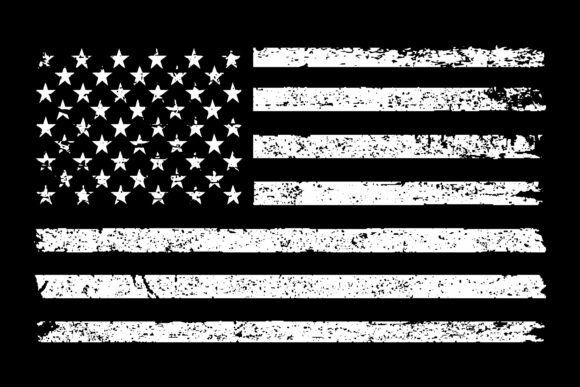 Grunge Thin Blue Line Flag: Graphics for Crafts