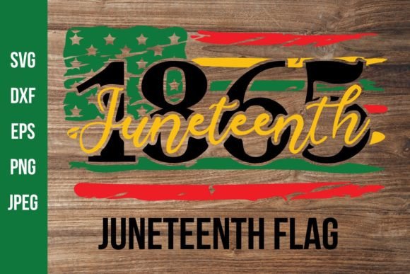 Juneteenth Flag Graphics for Crafts