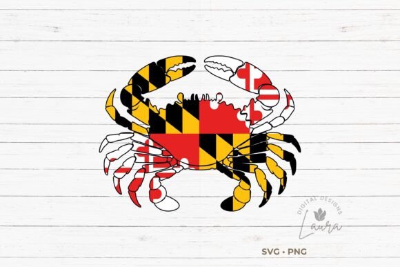 Maryland Crab Art: Graphics for Crafts & Branding