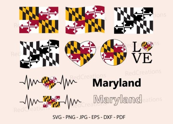 Maryland Flag Bundle SVG: A Designer's Review