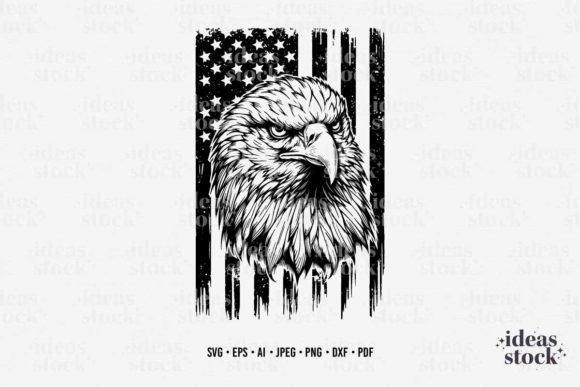 Patriotic SVG Graphics for Crafts and Branding