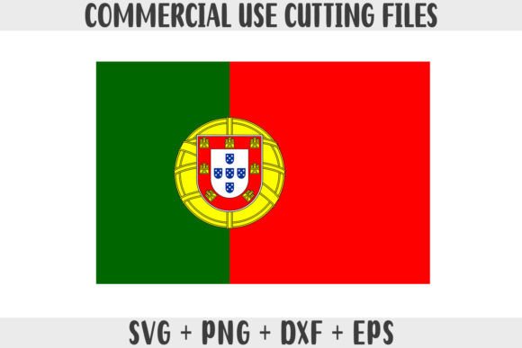 Portugal Flag SVG Original Colors
