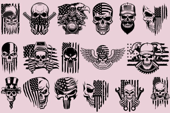 Review: USA Flag Skull SVG Bundle for Bold Embroidery