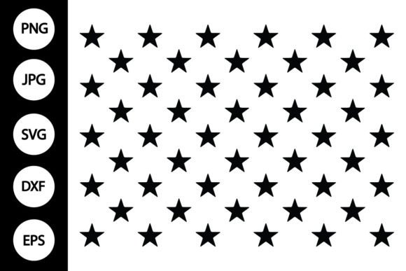 United States of America Flag Stars SVG: Graphics & Crafts for Digital Publishing